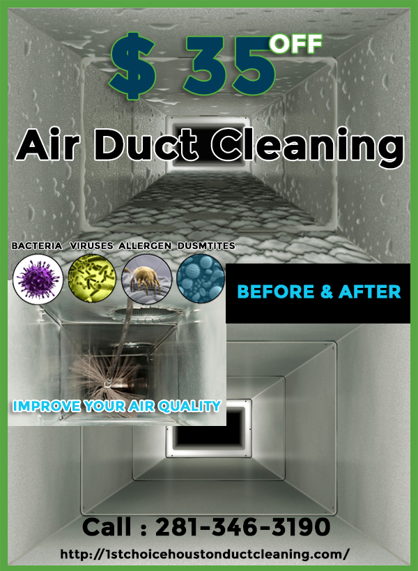 Coupon 1st Choice Houston Duct Cleaning